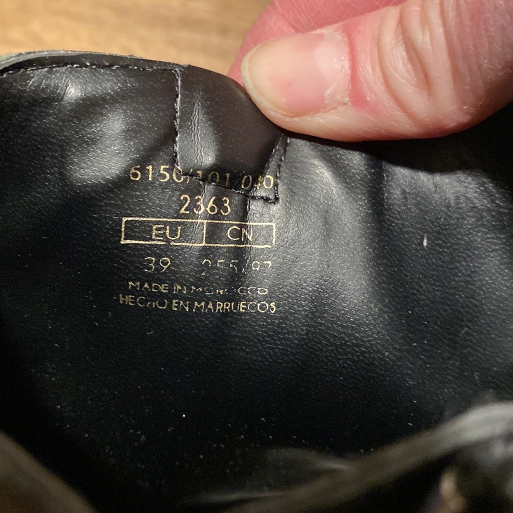 ZARA basic collection combat boots w zippers size 39 - never worn outside - Picture 9 of 14